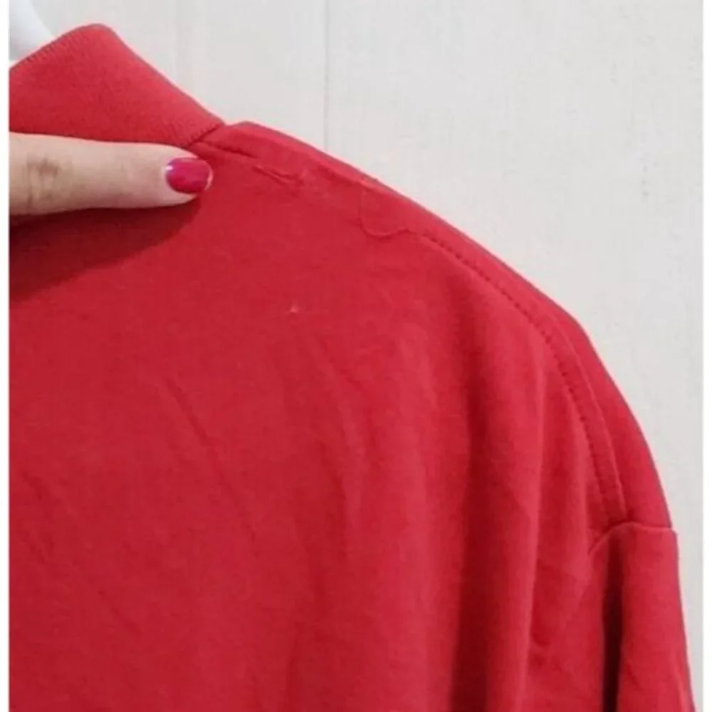 Polo Ralph Lauren Custom Slim Fit‎ Red Polo Shirt Size 2XL Cotton Blue Pony